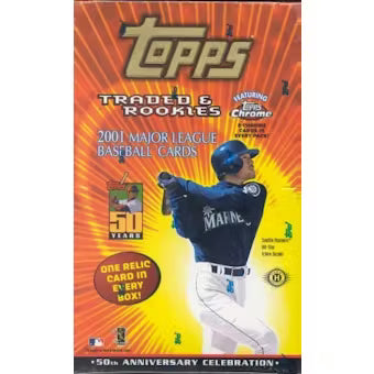 2001 Topps Traded & Rookies Hobby Box (Ichiro Pujols RC)