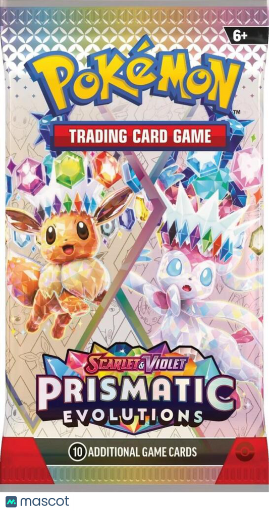 2025 Pokemon Prismatic evolutions Booster Pack Pokemon