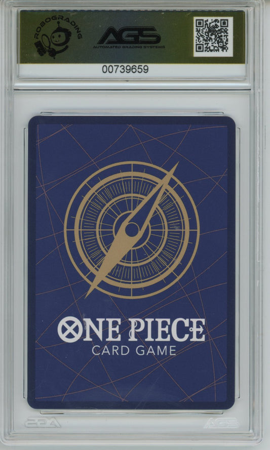 2026 One Piece ADVENTURE ON KAMI'S ISLAND KURO OP15-025 ALT. ART AGS 10