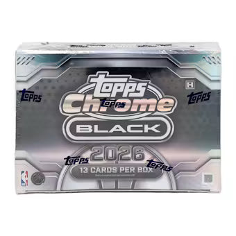 2025-26 Topps Chrome Black Basketball Hobby Box