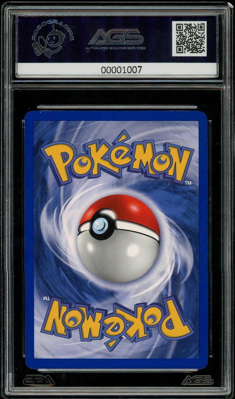 1999 Pokemon Base Set Blastoise #2/102 Signed King Gary 1st Edition AGS 10