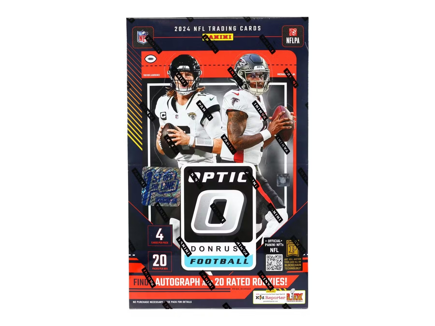 2024 Panini Donruss Optic Football 1st Off The Line Hobby 12-Box Case