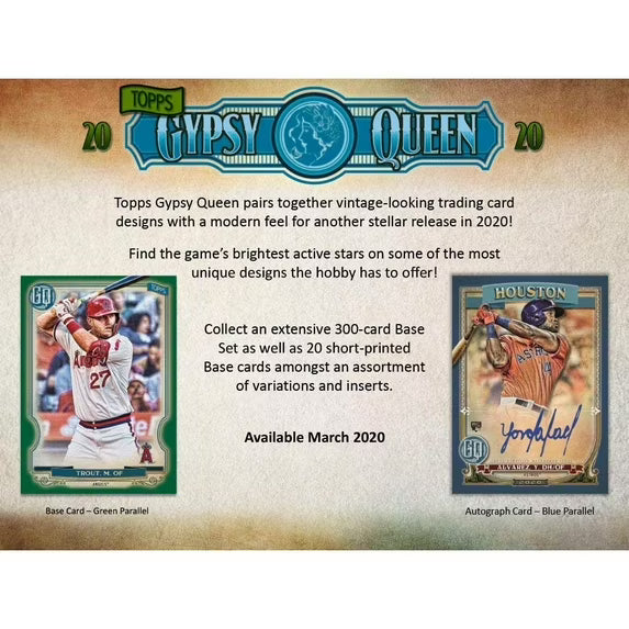 2020 Topps Gypsy Queen Baseball Hobby Box