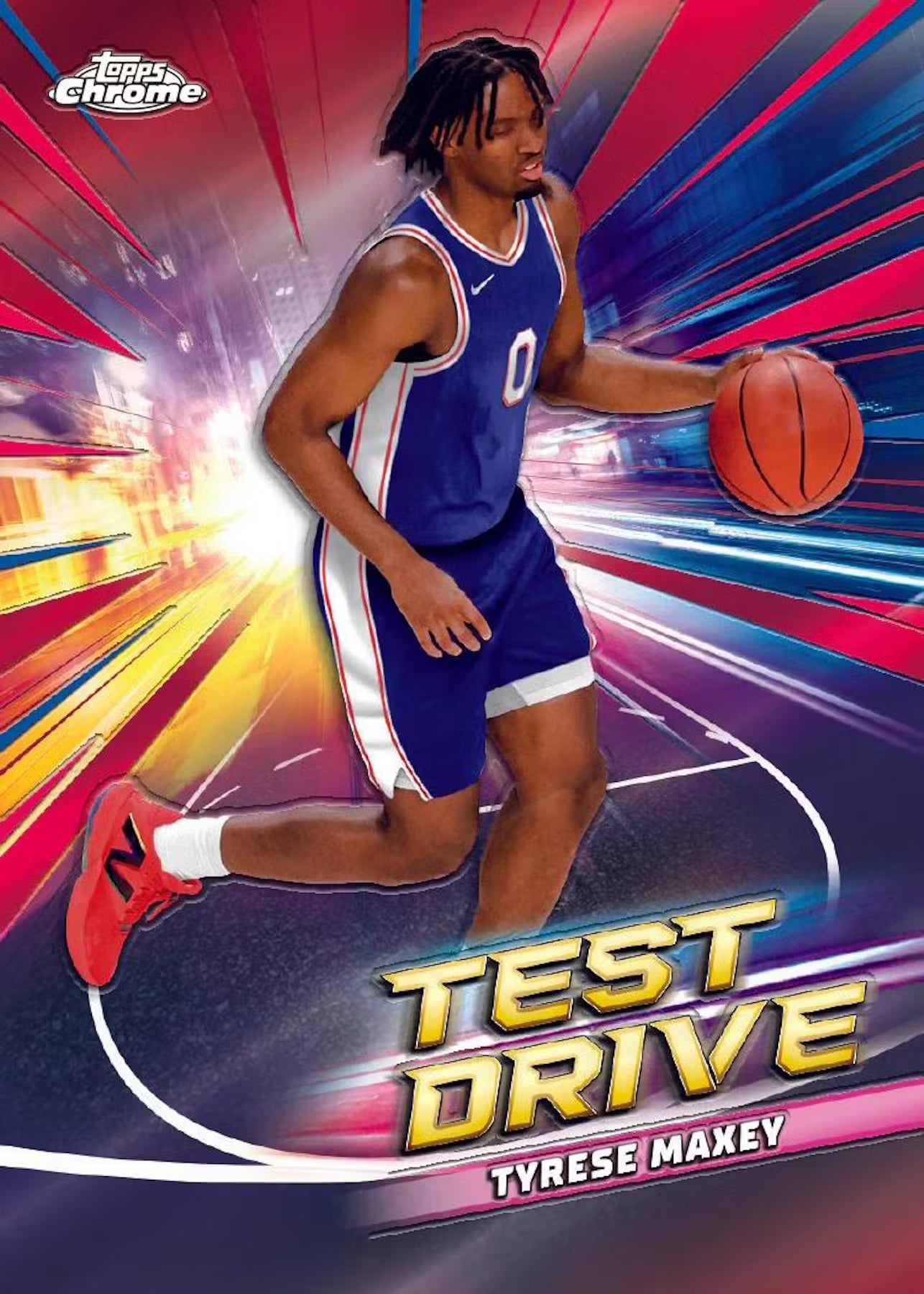 2024-25 Topps Chrome Basketball 8-Pack Blaster Box