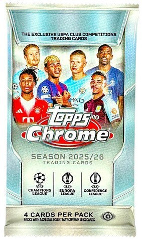 2025-26 Topps Chrome UEFA Blaster Pack