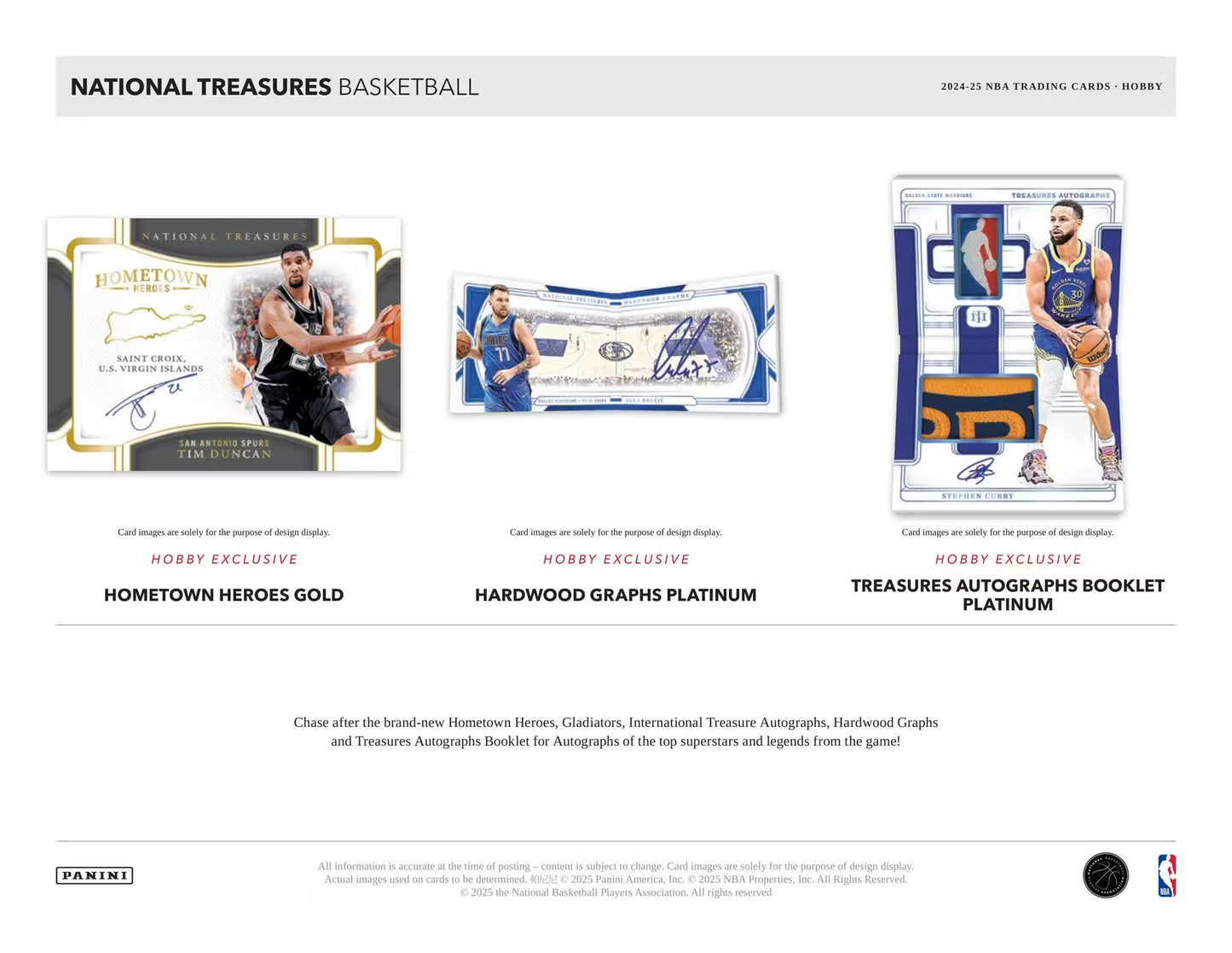 2024-25 Panini National Treasures Basketball Hobby Box