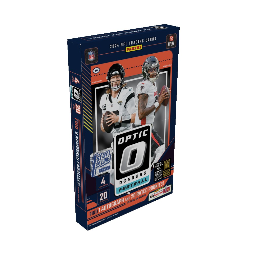 2024 Panini Donruss Optic Football 1st Off The Line Hobby 12-Box Case
