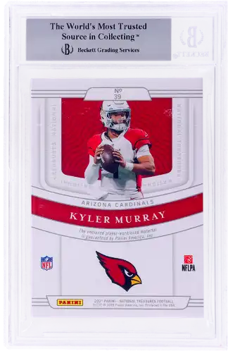 2021 Panini National Treasures Kyler Murray #39 NFL Shields 1/1 BGS 9