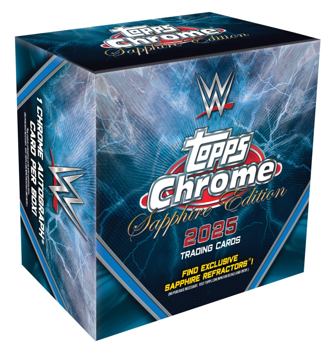 2025 Topps Sapphire Topps Chrome WWE Edition Wrestling Hobby Box English
