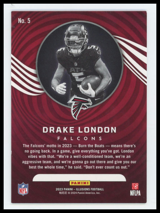 2023 Panini Illusions Drake London Auto /199