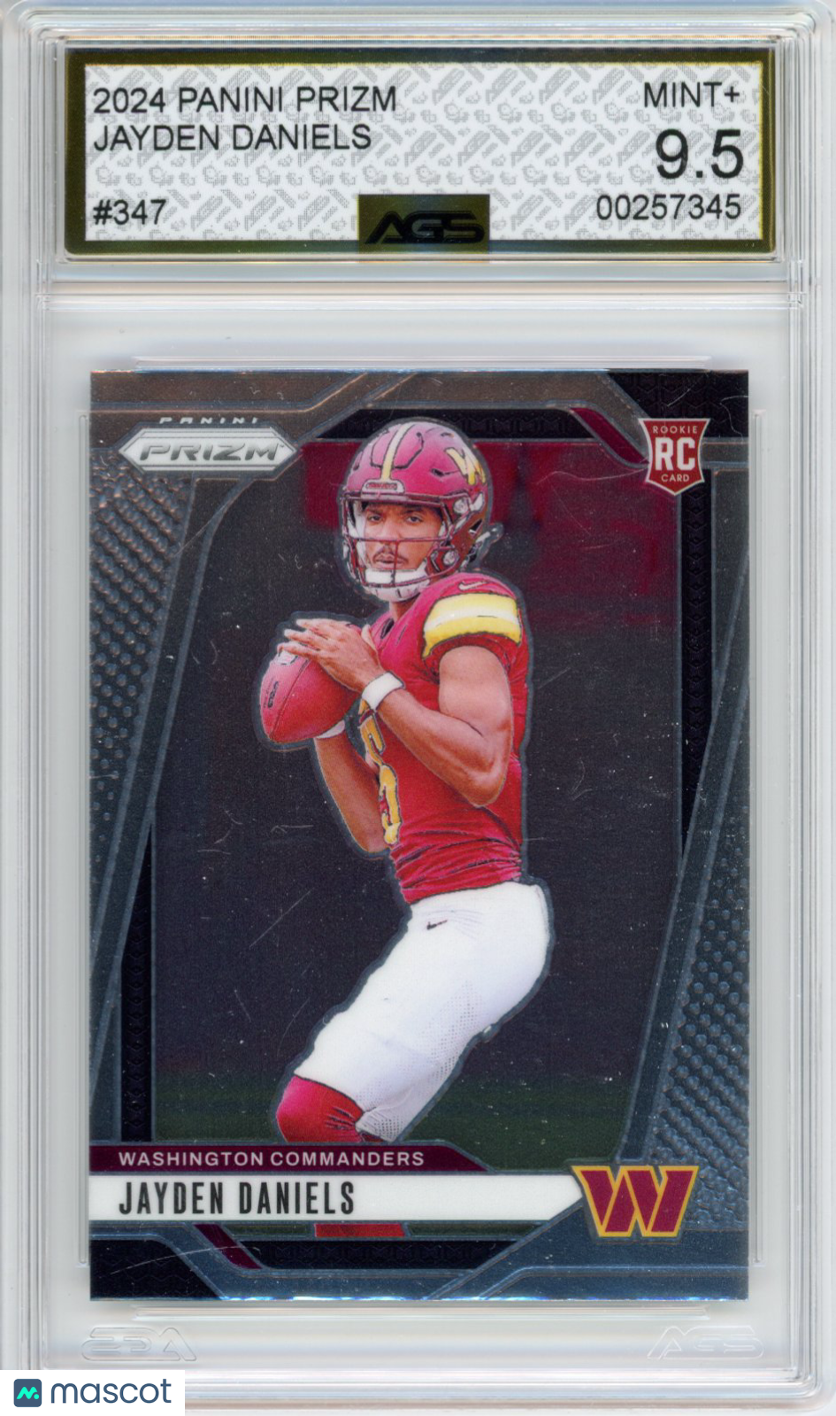 2024 Panini Prizm Jayden Daniels #347 AGS 9.5