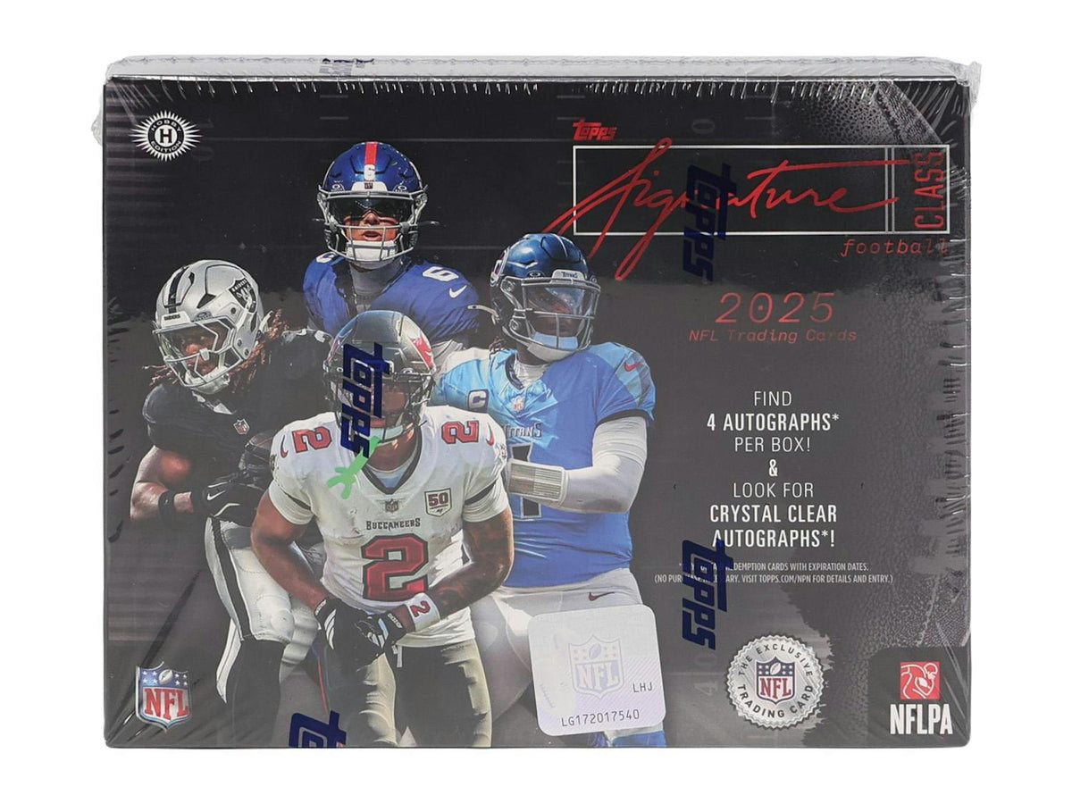 2025 Topps Signature Class Topps Football Hobby Jumbo Box English