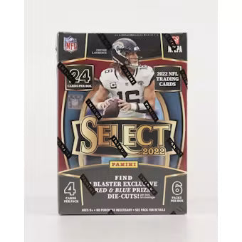 2022 Panini Select Football Blaster Box (Red & Blue Die-Cuts!)