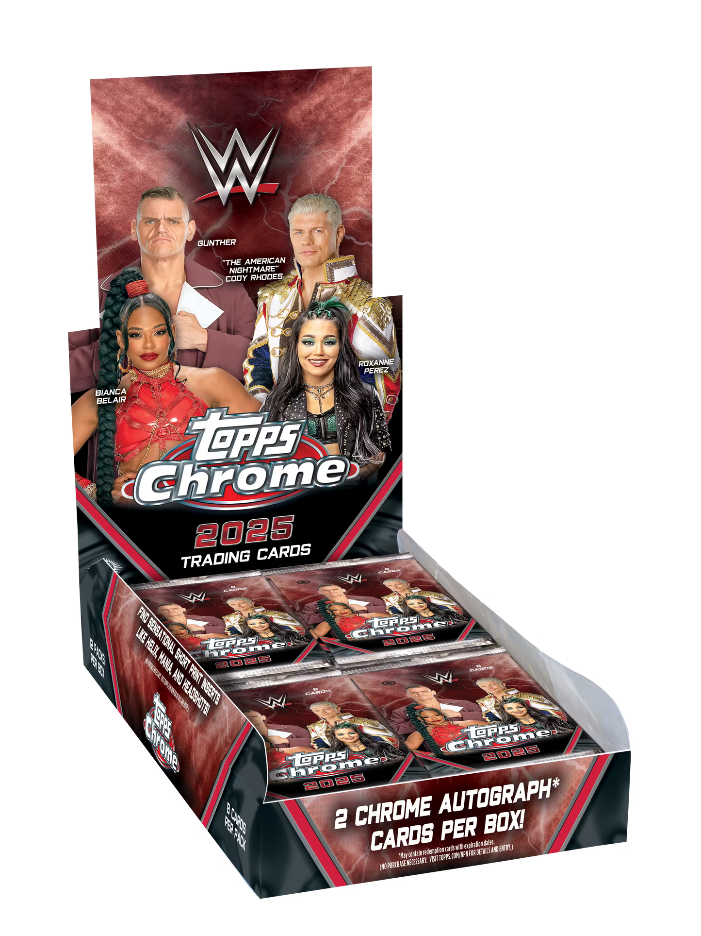 2025 Topps Chrome WWE Wrestling Hobby Box