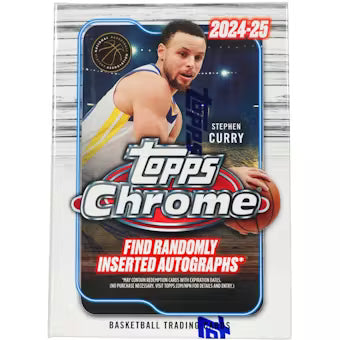 2024-25 Topps Chrome Basketball 8-Pack Blaster Box