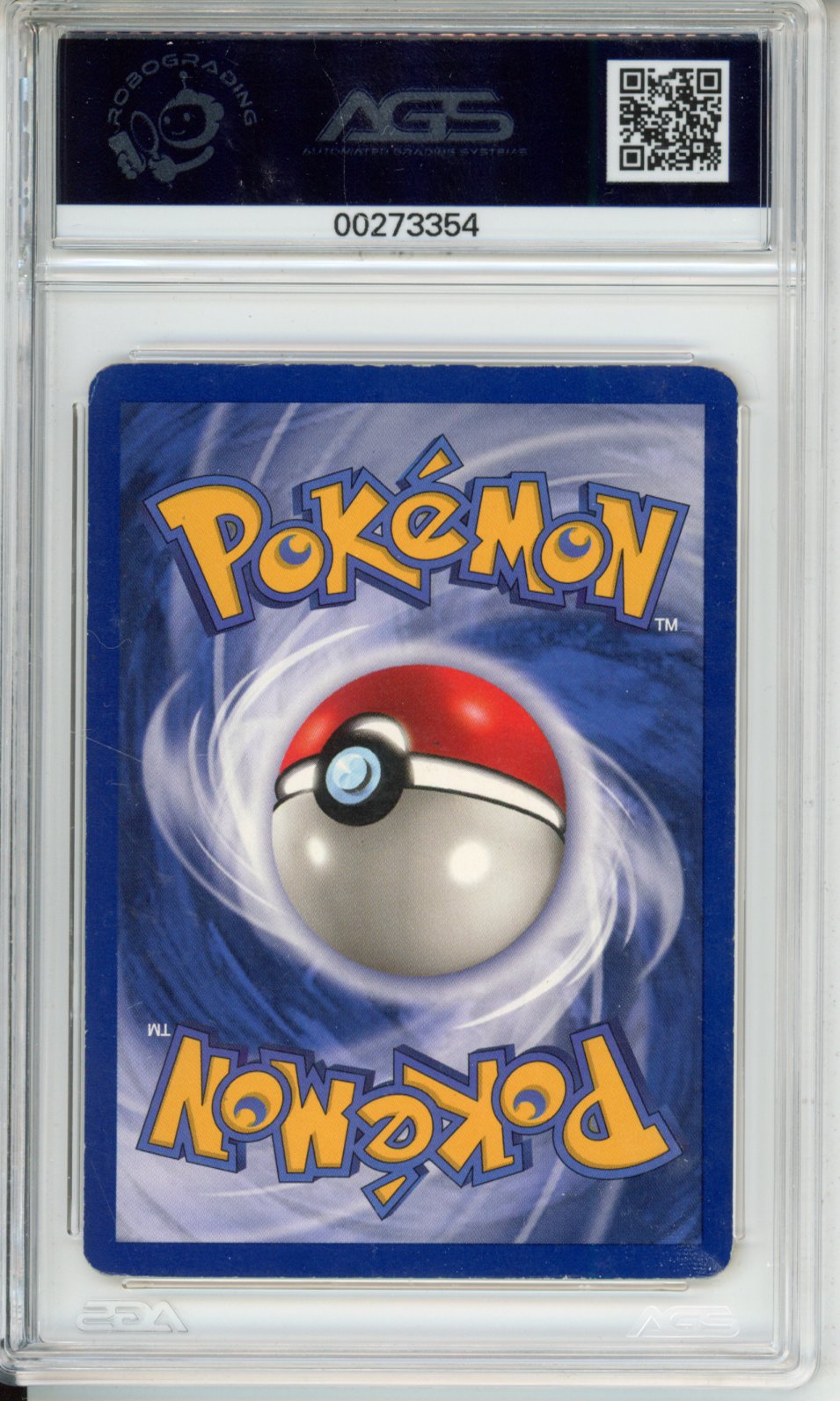 1999 Fossil Dragonite #4 AGS 5