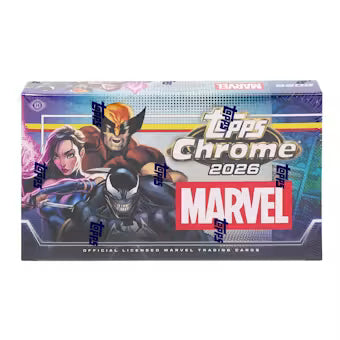 2026 Topps Chrome Marvel Hobby Box