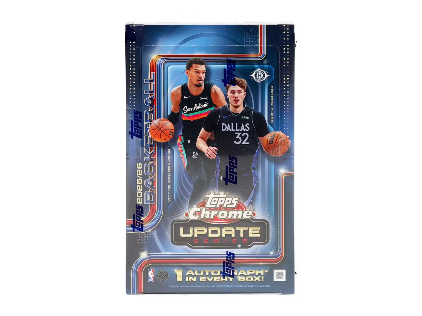 2025-26 Topps Chrome Update Series Basketball Hobby Box