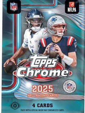 2025 Topps Chrome Football Hobby Pack