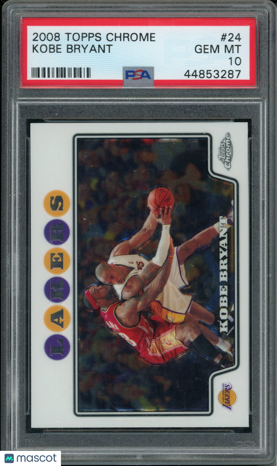 2008 Topps Chrome Kobe Bryant #24 PSA 10