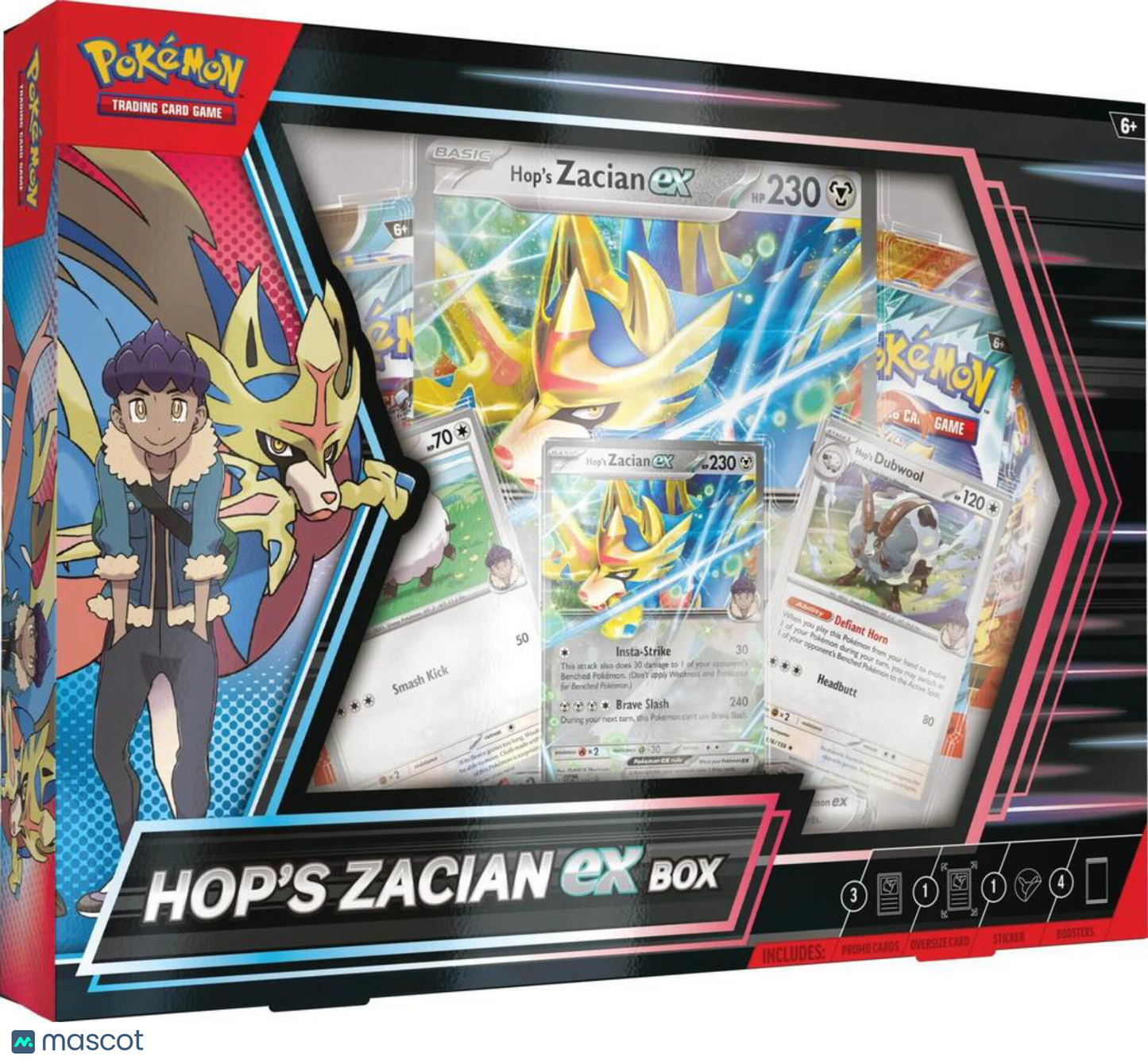2025 Pokemon Journey Together Hop's Zacian ex Box Pokemon