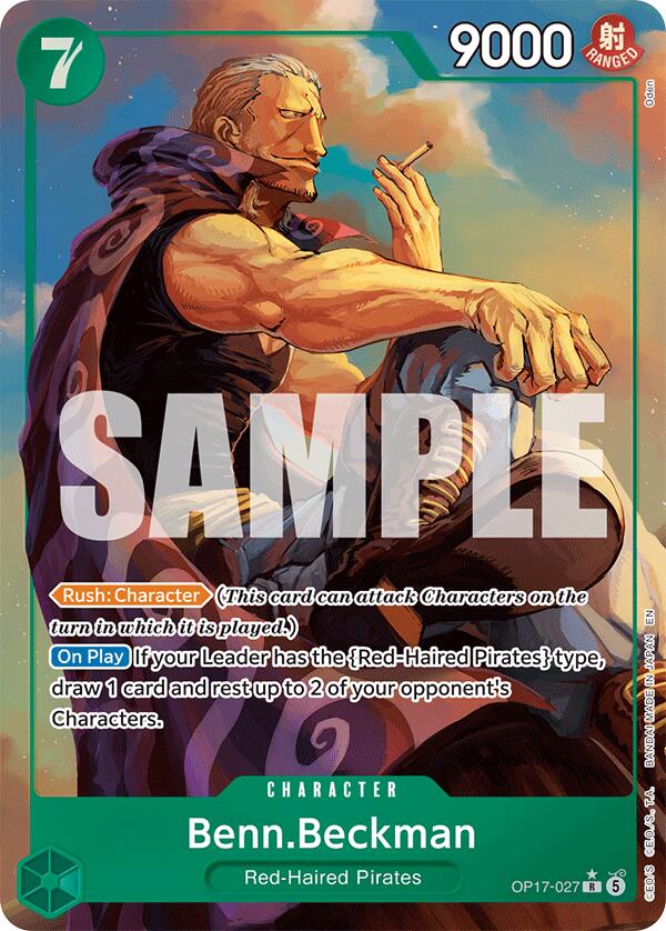 Benn.Beckman (Alternate Art) #OP17-027 The World's Strongest Warriors English