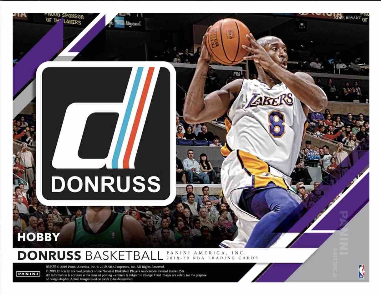 2019 Panini Donruss 20 Panini Basketball Hobby Box English