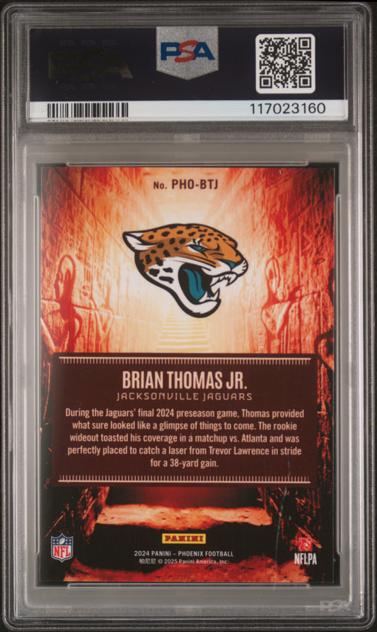 2024 Panini Phoenix Phoenician Brian Thomas JR. #PHOBTJ PSA 10