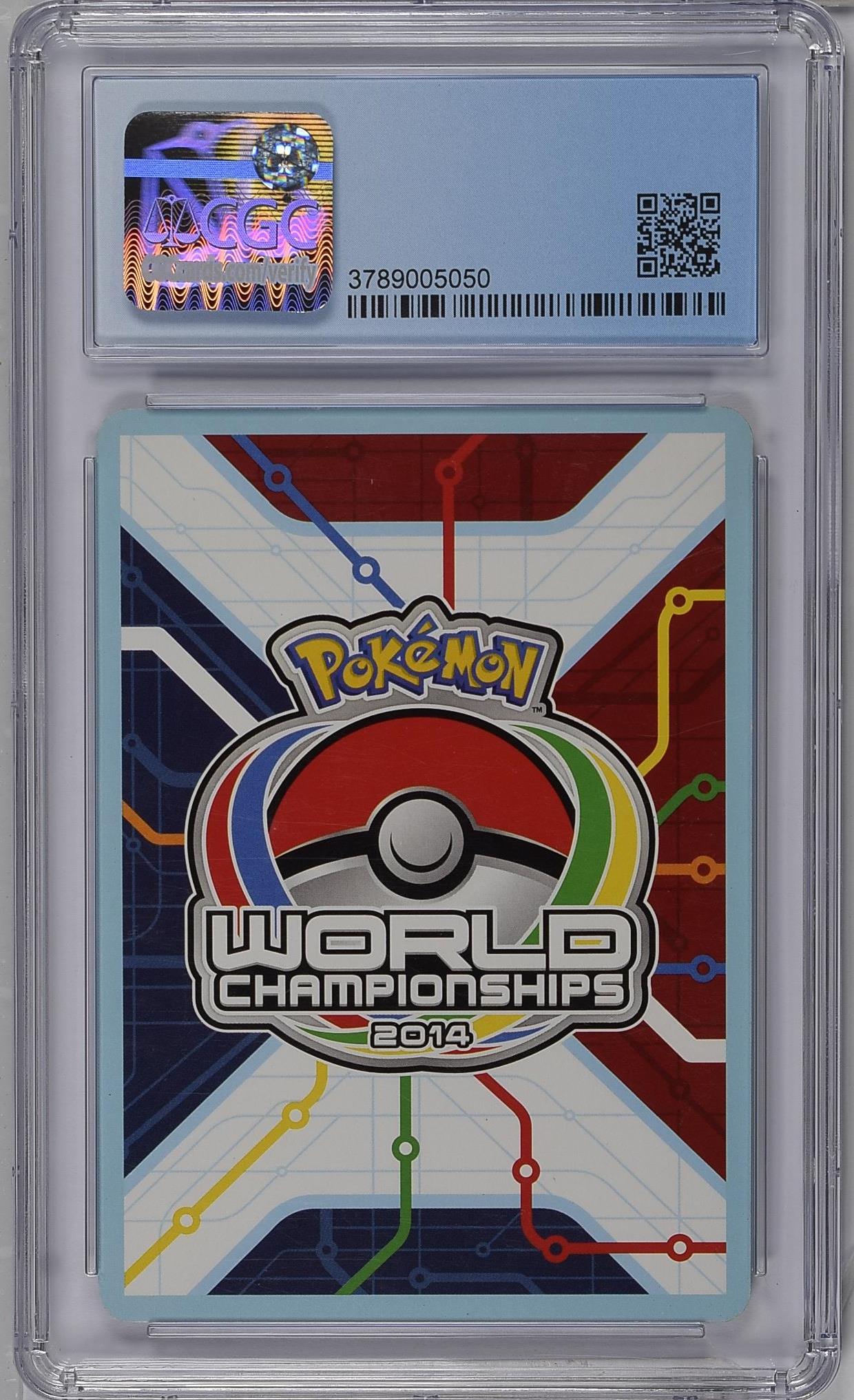 2014 Pokemon World Champ. Decks Mew EX #46/124 CGC 7.5