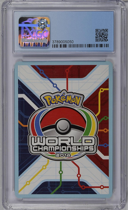 2014 Pokemon World Champ. Decks Mew EX #46/124 CGC 7.5