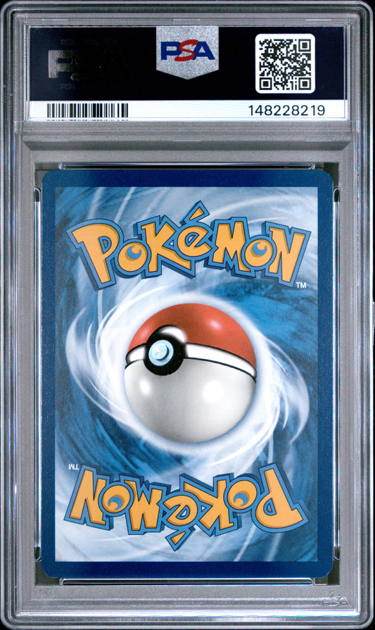 2025 Pokemon Pre EN-Prismatic Evolutions Vaporeon #022 Pre 8-Pack Mini Tin PSA 9