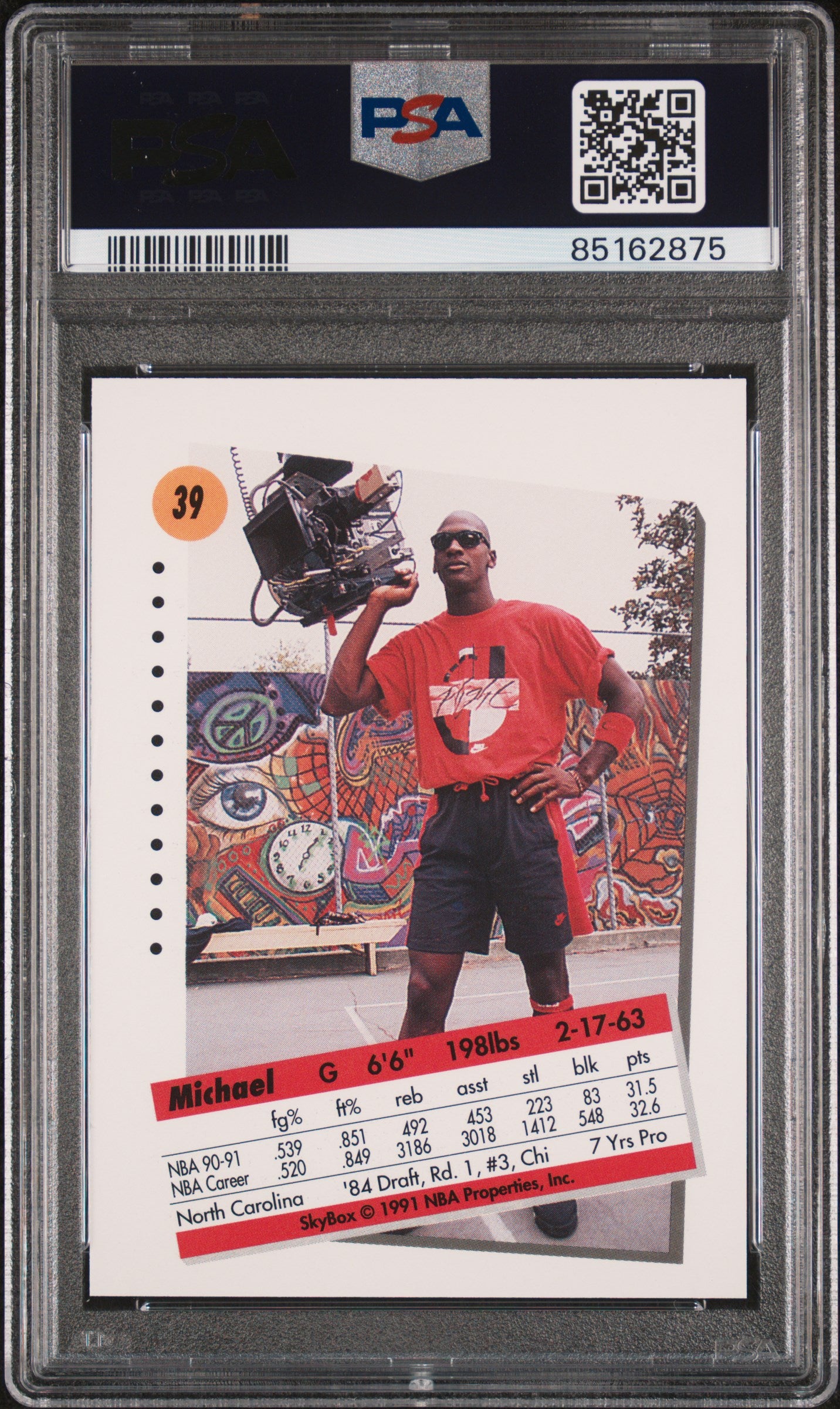 1991 Skybox Michael Jordan #39 PSA 10