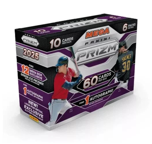 2025 Panini Prizm Baseball Trading Cards Mega Box