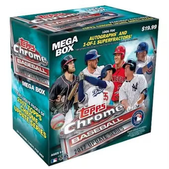 2017 Topps Chrome Update Baseball Mega Box