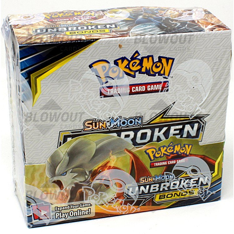 2019 Pokemon Unbroken Bonds Booster Box Sealed Pokemon
