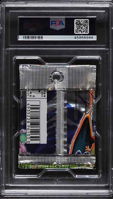 1996 Pokemon Base Set Foil Pack Japanese Booster Pack PSA 10