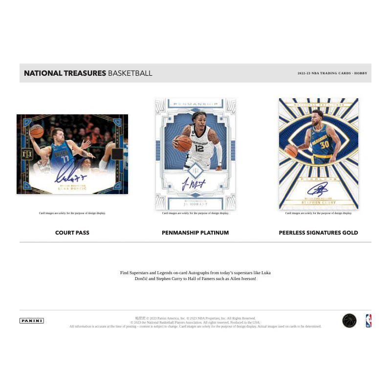2022-23 Panini National Treasures Basketball Hobby Box