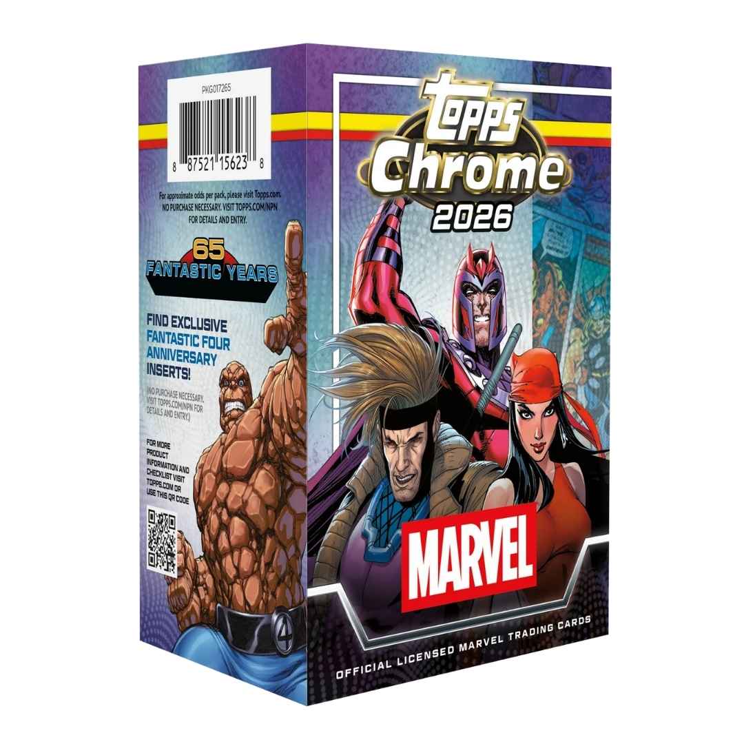 2026 Topps Topps Chrome Marvel Topps Marvel Comics Chrome Blaster Box