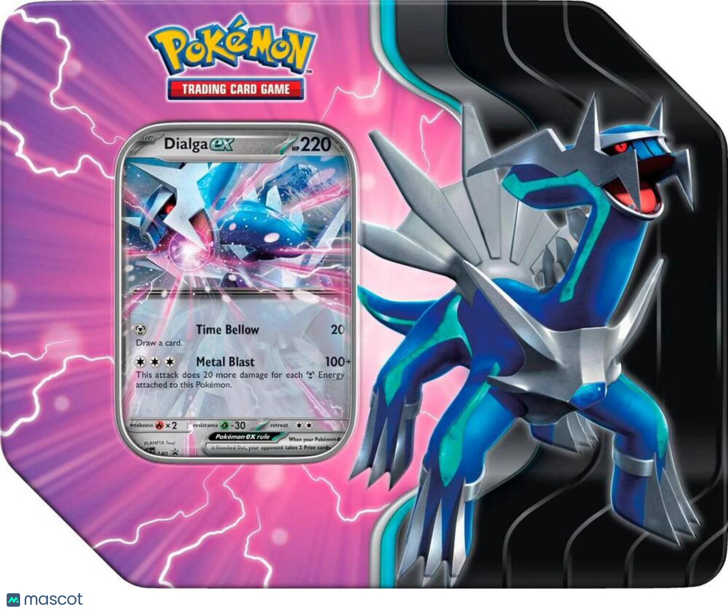 2024 Pokemon Azure Legends Dialga Tin Pokemon