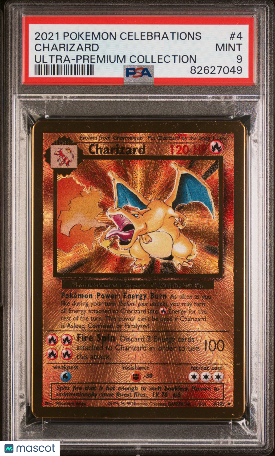 2021 Pokemon Celebrations Ultra-Premium Collection Charizard #4 PSA 9