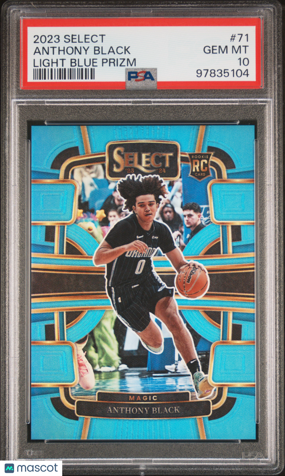 2023 Panini Select Anthony Black #71 Light Blue Prizm RC PSA 10