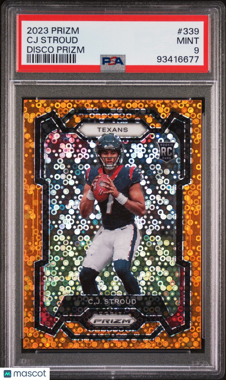 2023 Panini Prizm CJ Stroud #339 Disco PSA 9