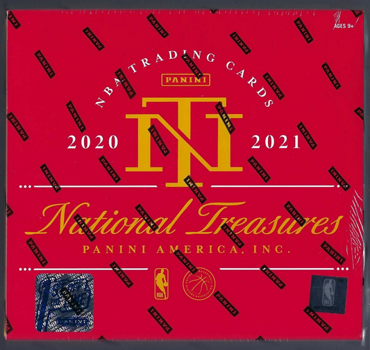 2020-21 Panini National Treasures Basketball Hobby Box FOTL