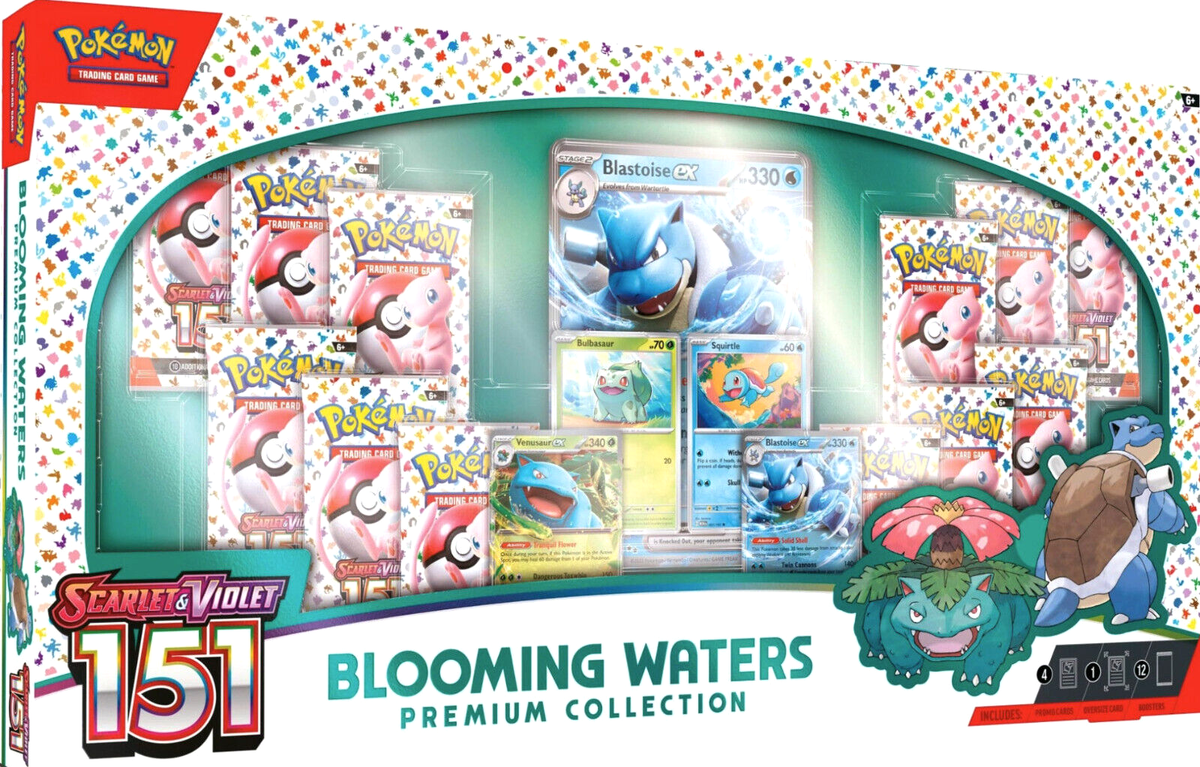 Pokémon TCG: Scarlet & Violet 151 Blooming Waters Premium Collection