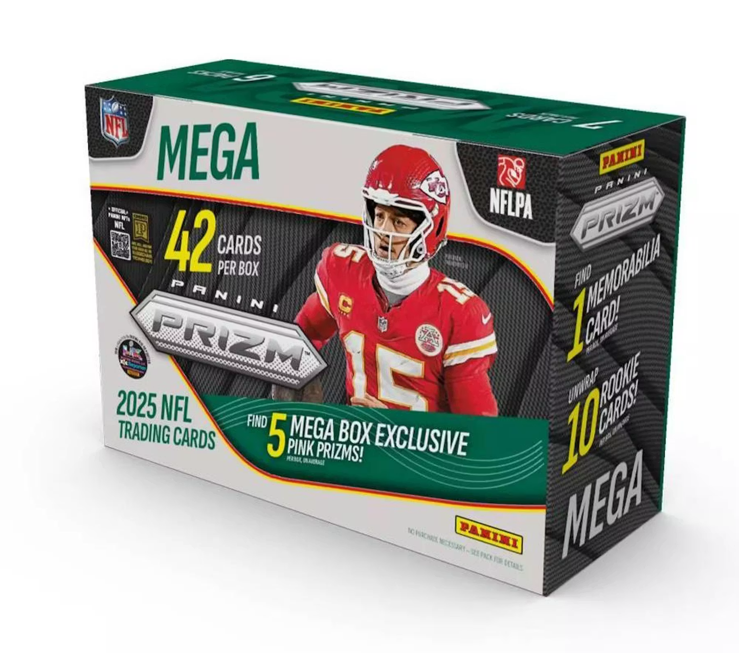 2025 Panini Prizm Mega Box NFL Card Pack