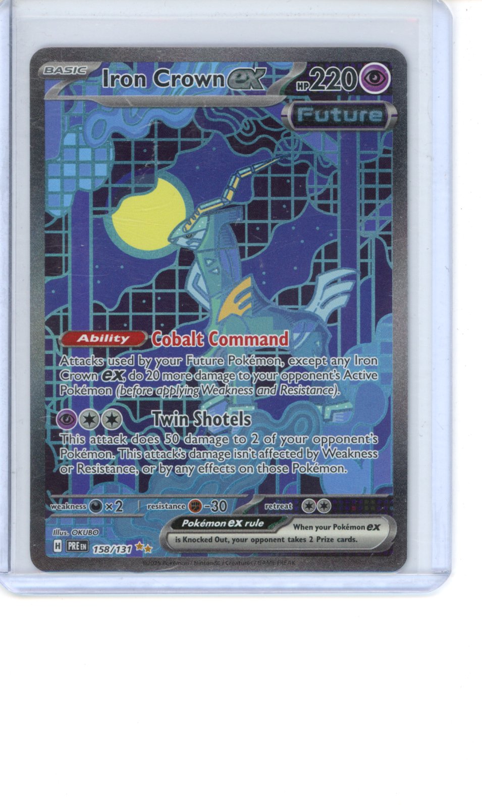 Iron Crown ex 158 Pokemon Prismatic Evolutions NM