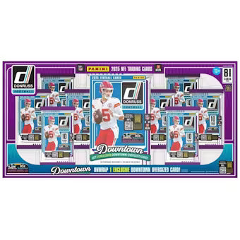 2025 Panini Donruss Football Bundle Box (Oversized Downtown Card!)