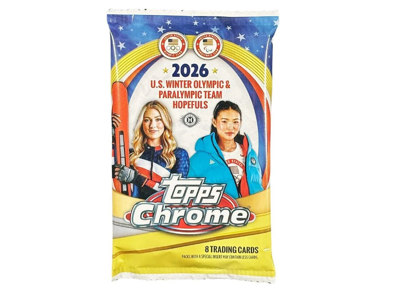 2026 Topps Chrome US Winter Olympics & Paralympic Team Hopefuls Hobby Pack