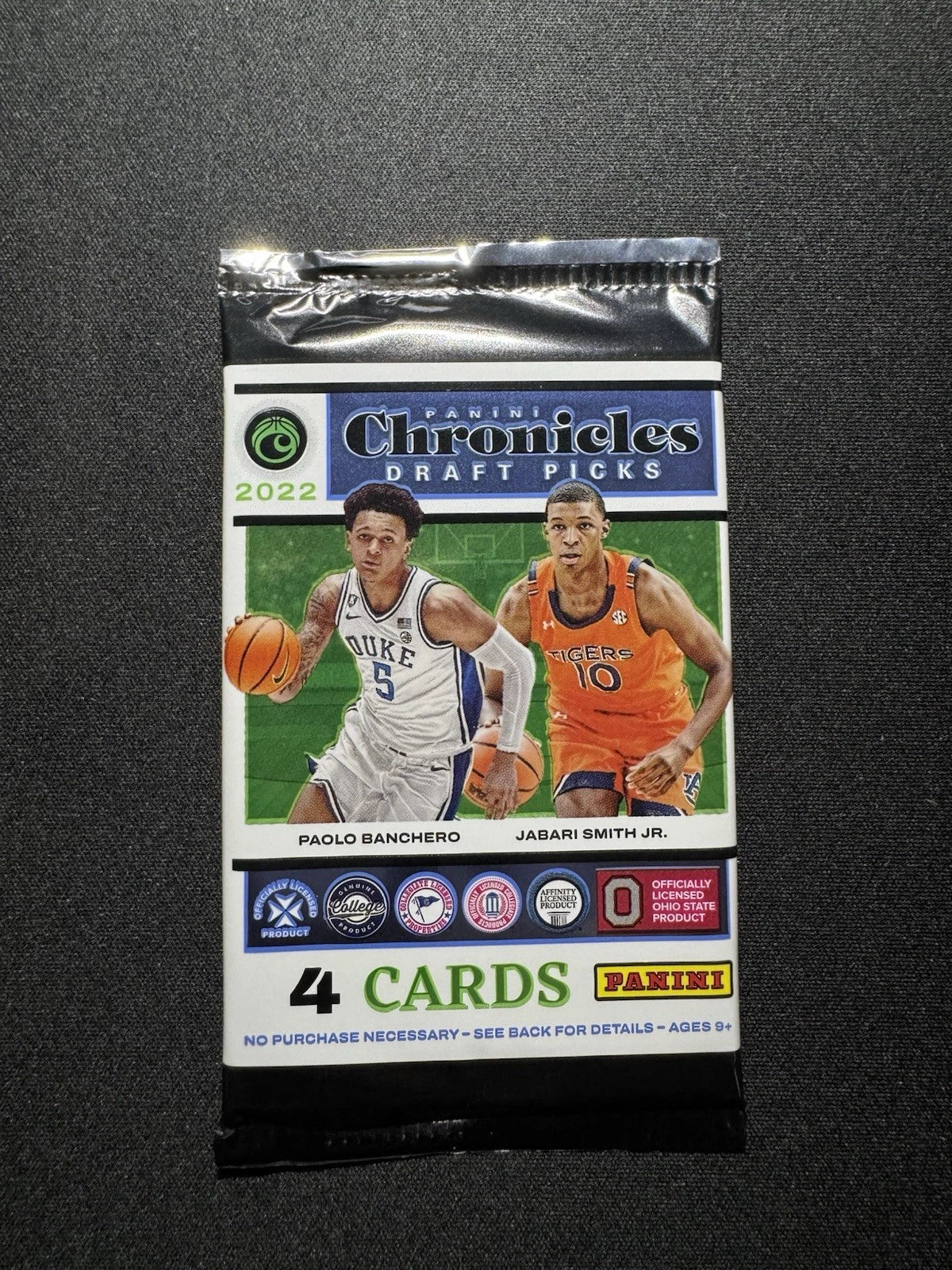 2022-23 Panini Chronicles Draft Picks Collegiate Basketball Blaster Pack