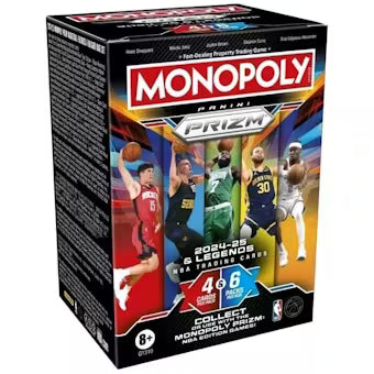 2024-25 Panini Prizm Monopoly Basketball 6-Pack Blaster Box (Millionaire Black Inserts!)